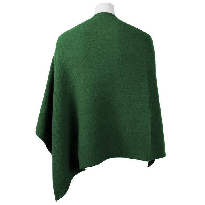 Emilio Romanelli Exquisite Cashmere V-Neck Poncho