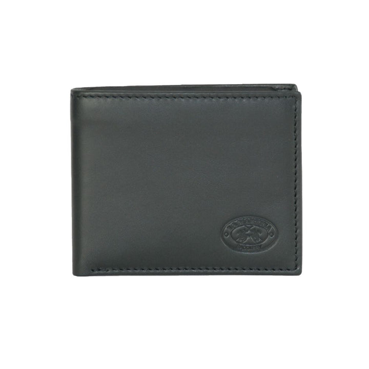 La Martina Elegant Black Leather Wallet