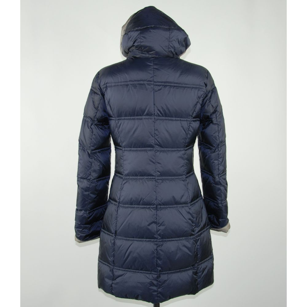 Emilio Romanelli Chic Blue Polyester Down Jacket