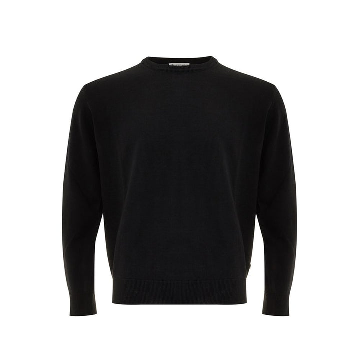 FERRANTE Elegant Black Wool Sweater for Men