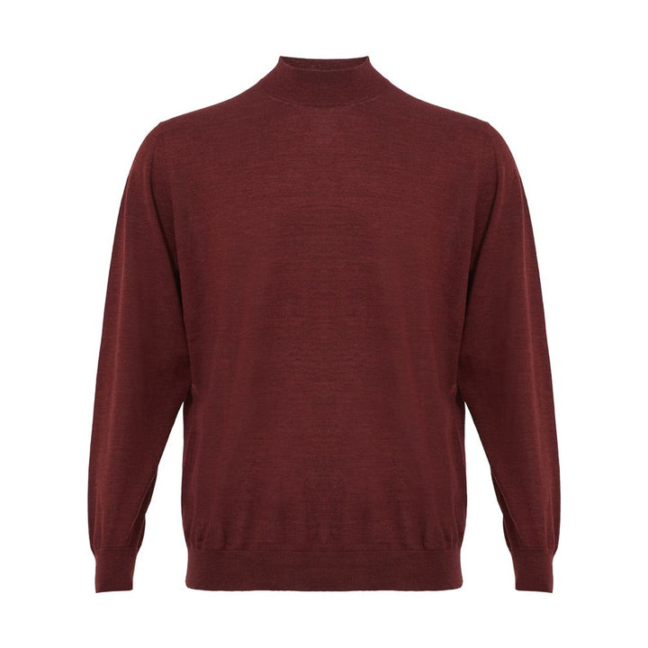 Colombo Elegant Cashmere Red Sweater for Men