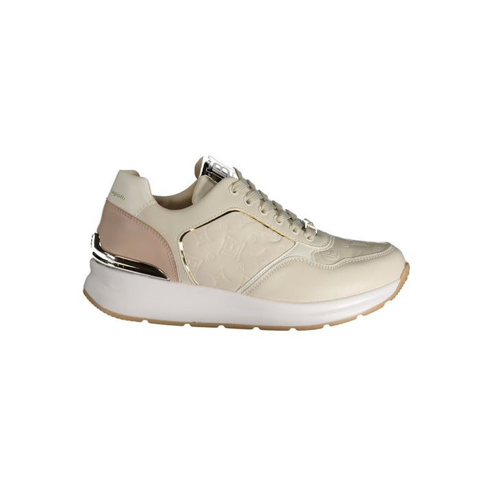 Laura Biagiotti Beige Polyester Sneaker