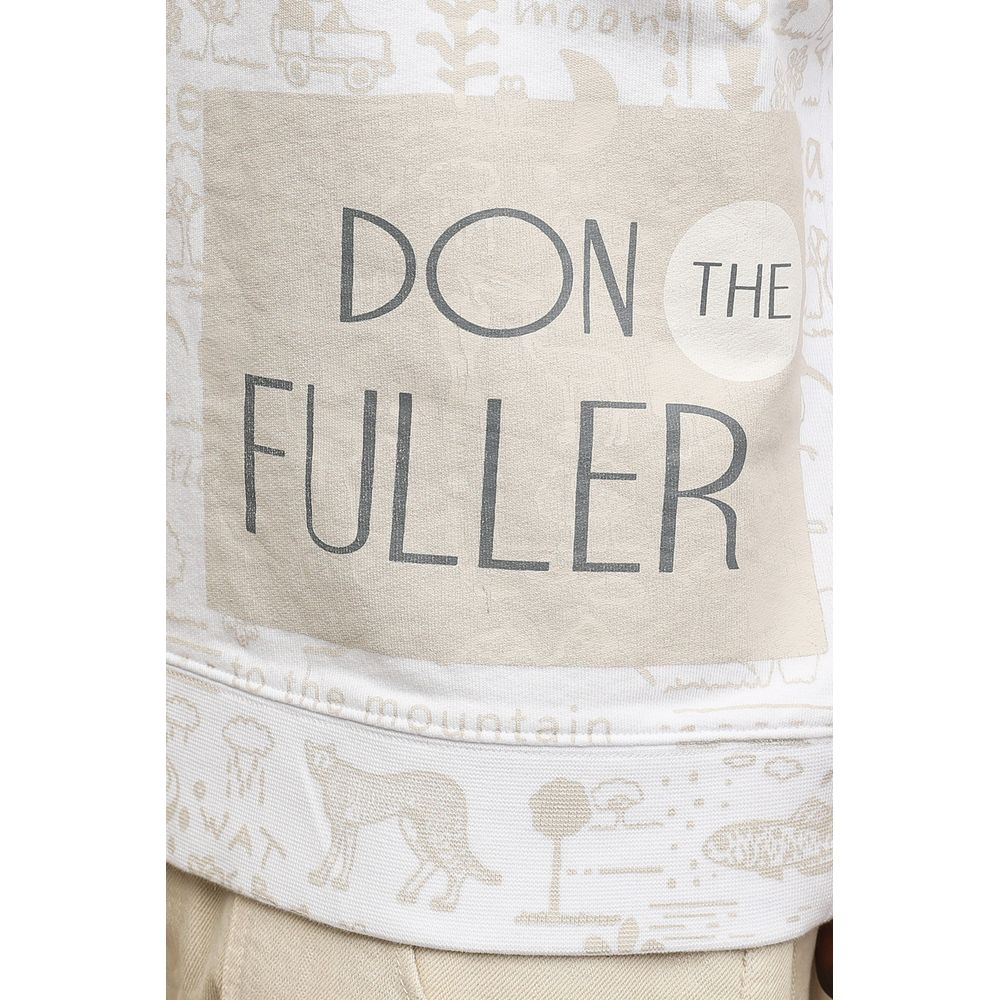 Don The Fuller White Cotton Men Sweater