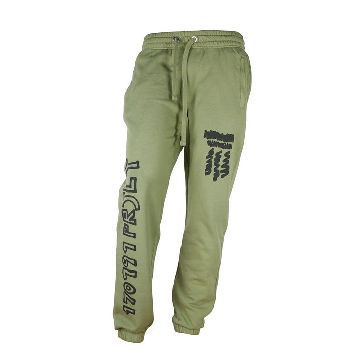 Diego Venturino Emerald Allure Cotton Tracksuit Trousers