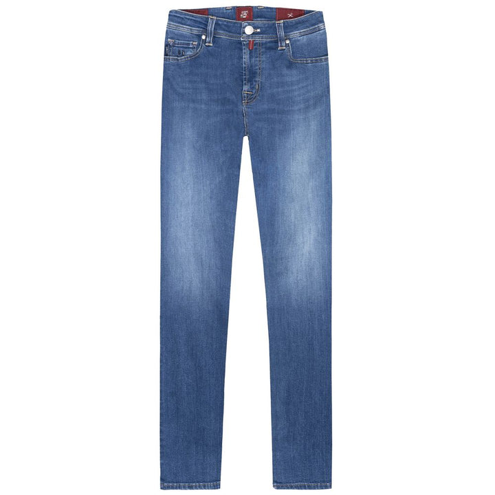 Tramarossa Light Blue Cotton Men Jean