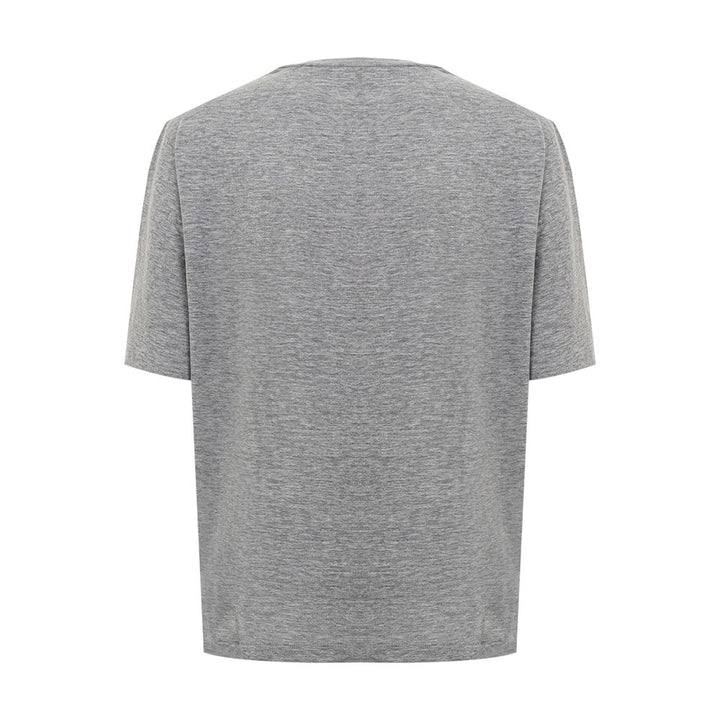 Dsquared² Chic Gray Cotton Tee for the Modern Woman