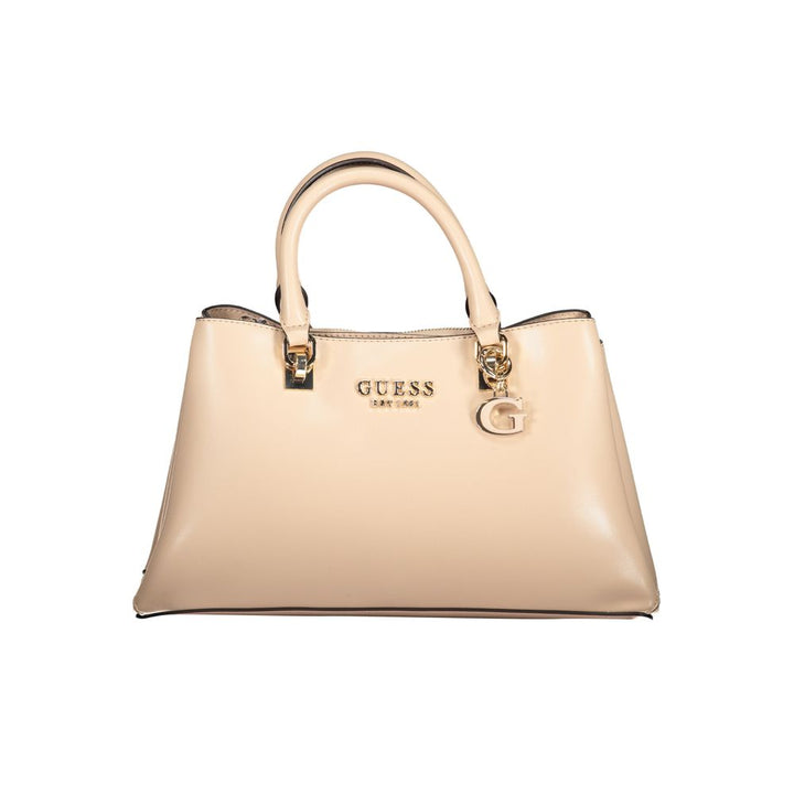 Guess Jeans Beige Polyethylene Handbag