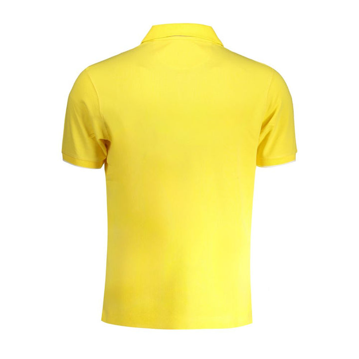 La Martina Yellow Cotton Polo Shirt