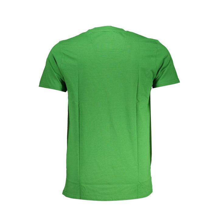 Cavalli Class Green Cotton T-Shirt