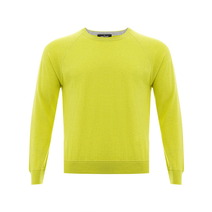 Gran Sasso Sunny Yellow Italian Cotton Sweater