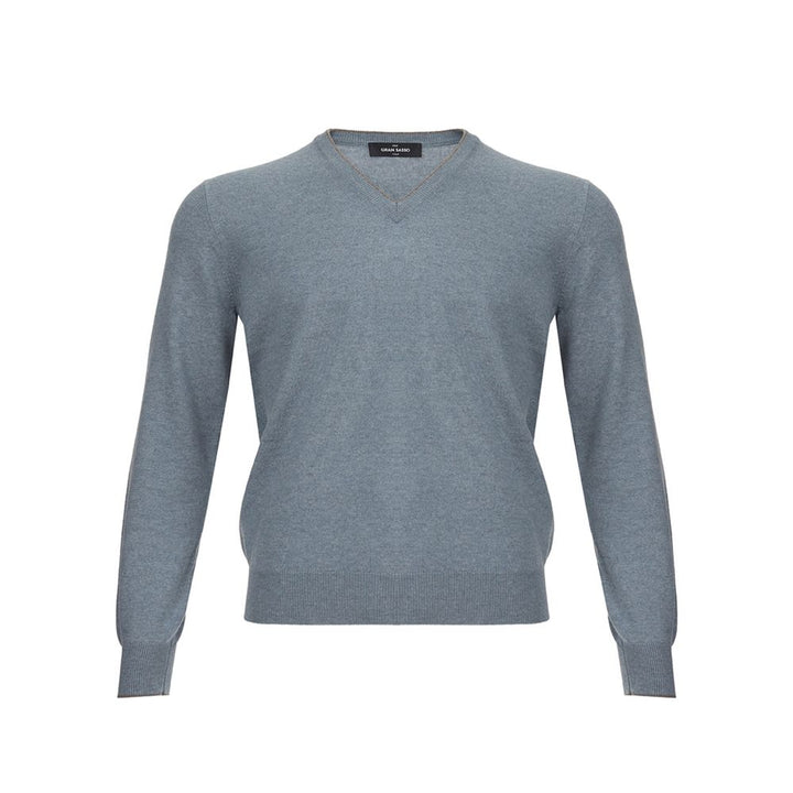 Gran Sasso Elegant Cashmere Sweater in Chic Gray