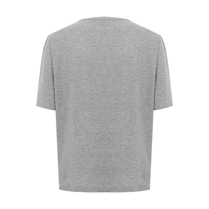 Dsquared² Elegant Gray Cotton Top for Women