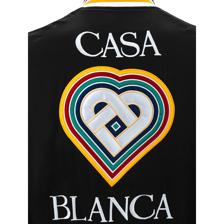 Casablanca Black Silk Jacket