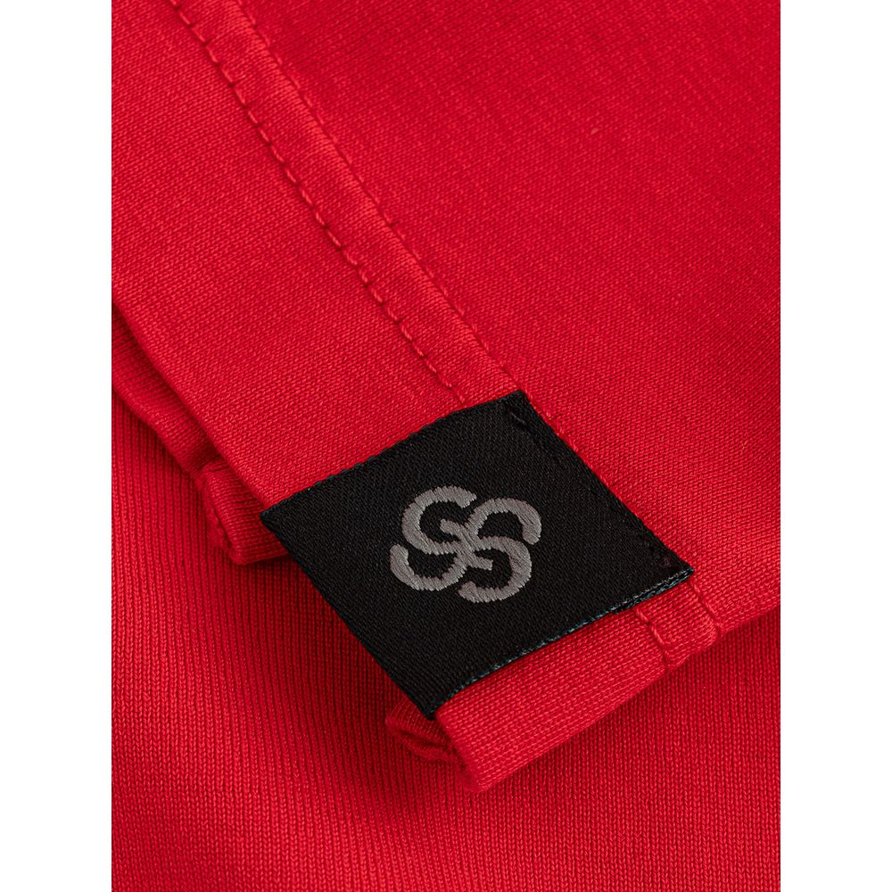 Gran Sasso Elegant Cotton Polo in Ravishing Red