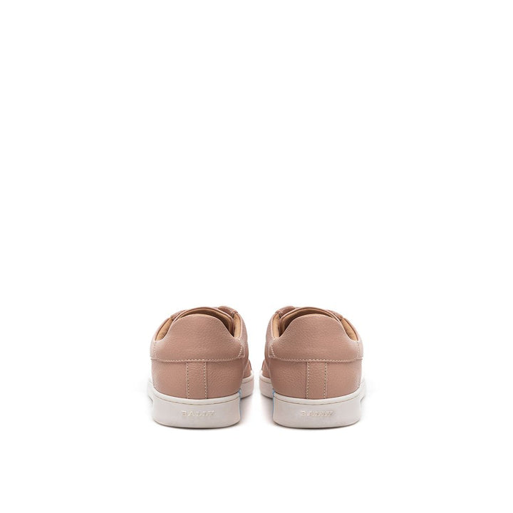 Bally Elegant Pink Leather Sneakers