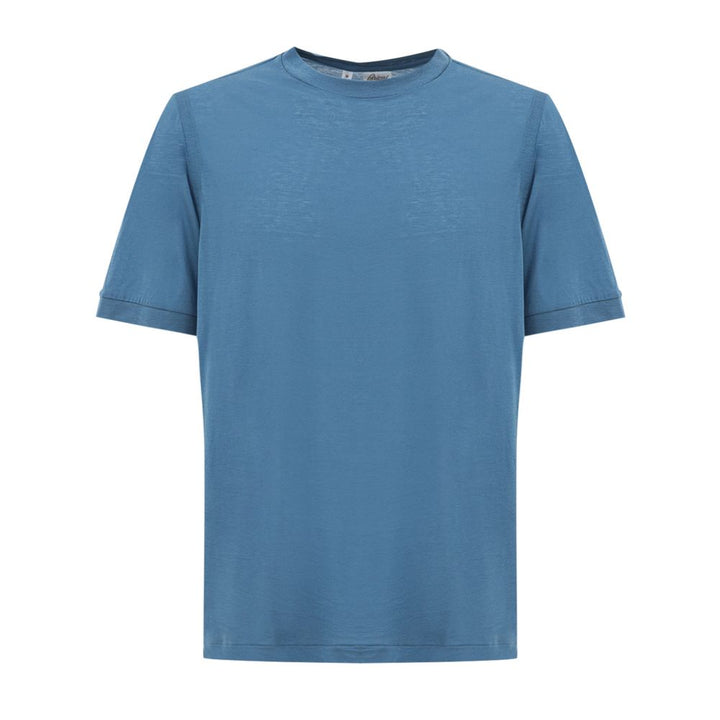 Brioni Light Blue Cotton T-Shirt