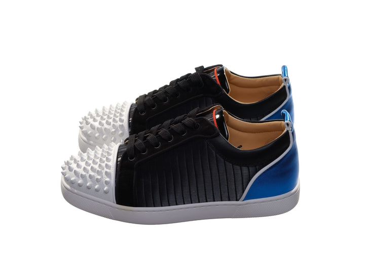 Christian Louboutin Louis Junior Spikes Orlato Contrast Laceup Sneakers