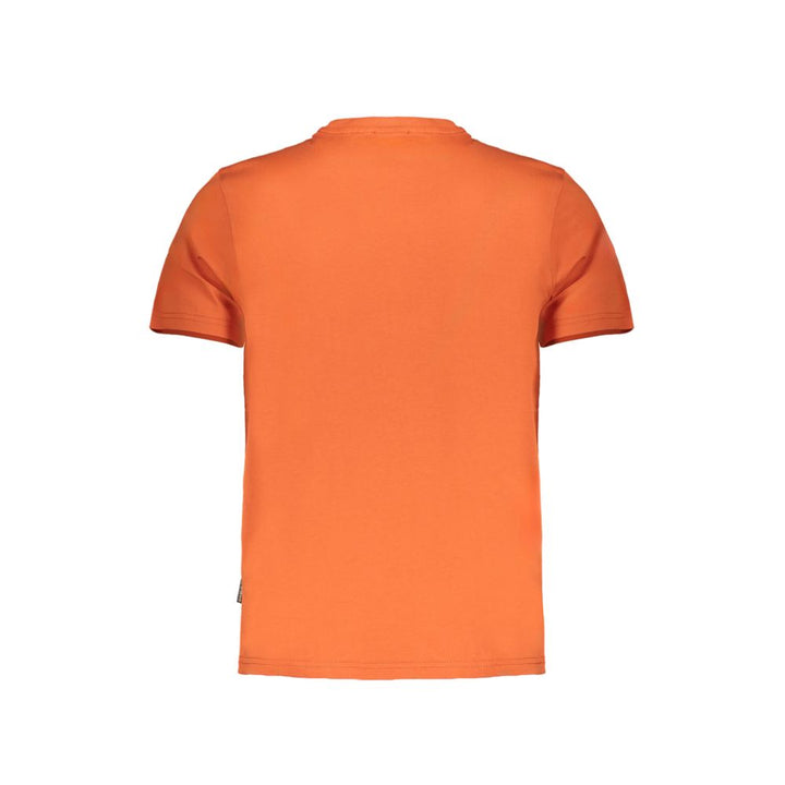 Napapijri Orange Cotton T-Shirt