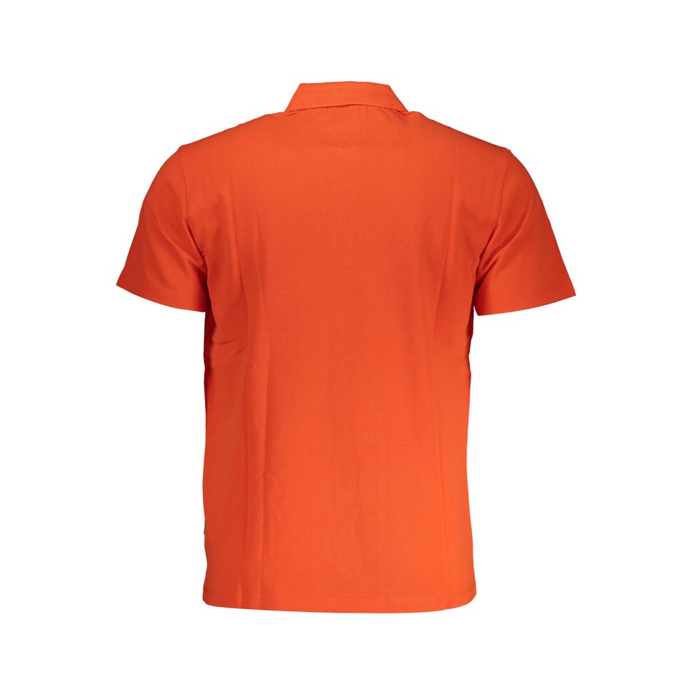 Napapijri Red Cotton Men Polo Shirt