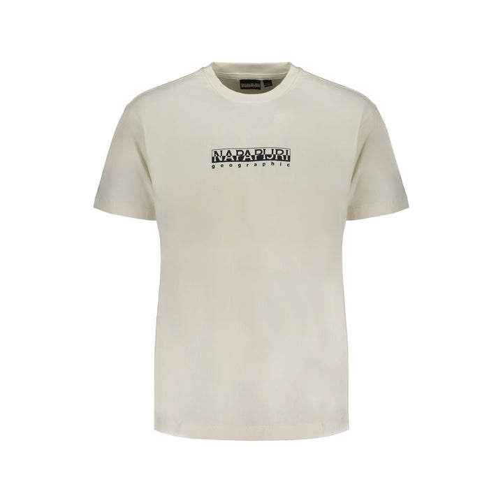 Napapijri White Cotton T-Shirt