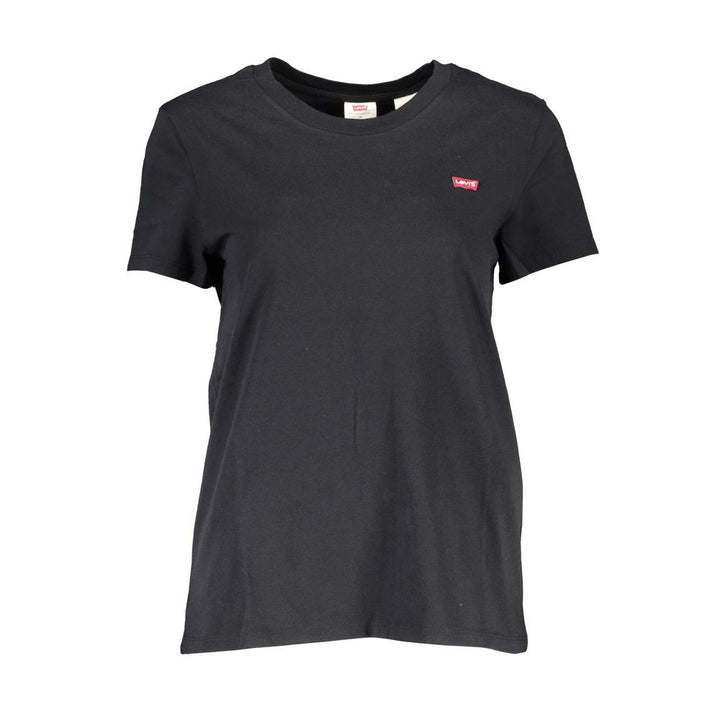 Levi's Chic Black Logo Tee for Everyday Elegance