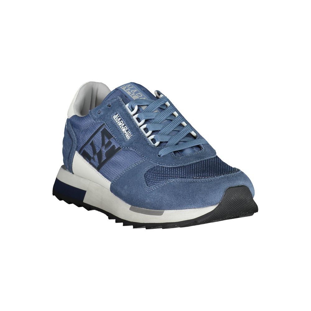 Napapijri Blue Polyester Men Sneaker