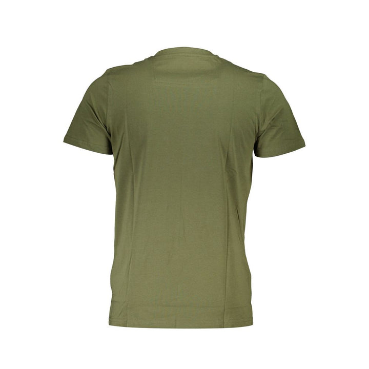 Cavalli Class Green Cotton T-Shirt