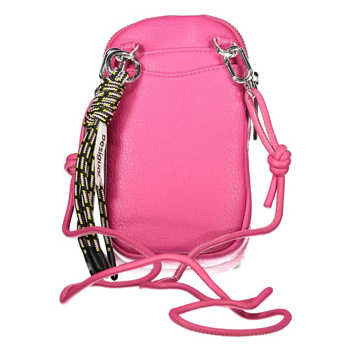 Desigual Pink Polyethylene Handbag