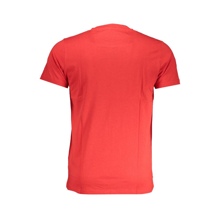 Cavalli Class Red Cotton T-Shirt