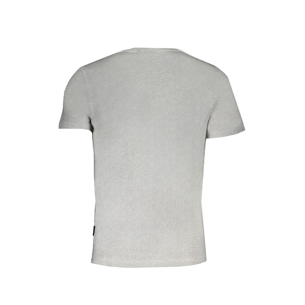 Napapijri Gray Cotton T-Shirt