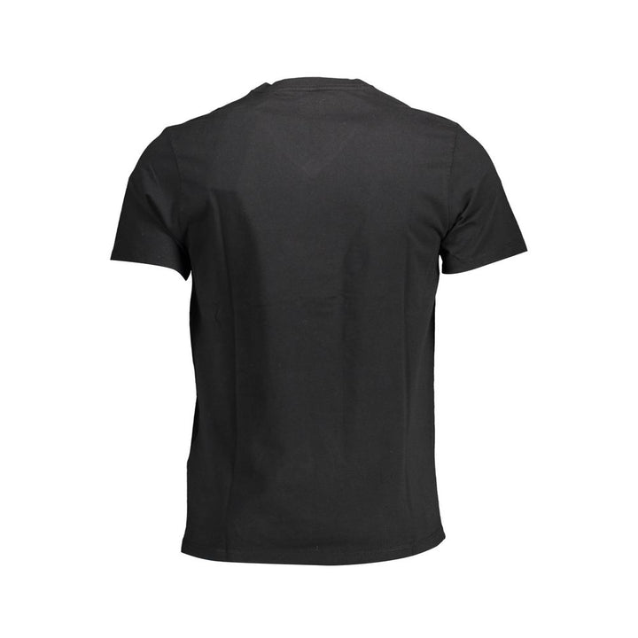 Levi's Elegant V-Neck Black Cotton Tee