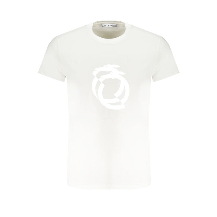 Trussardi White Cotton T-Shirt