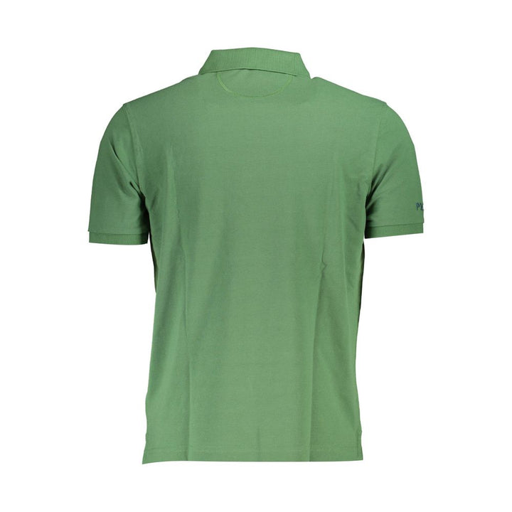 La Martina Elegant Green Short-Sleeved Polo