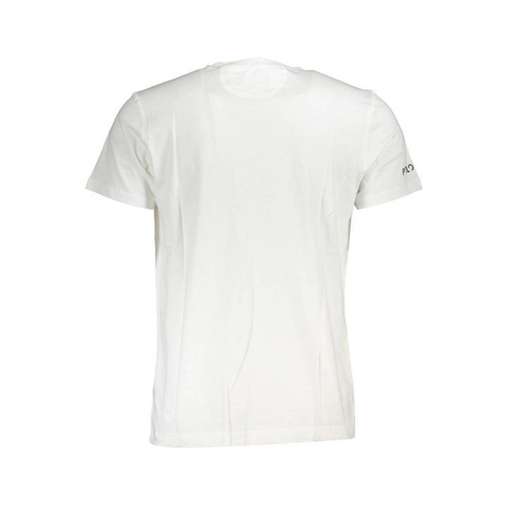 La Martina White Cotton Men T-Shirt