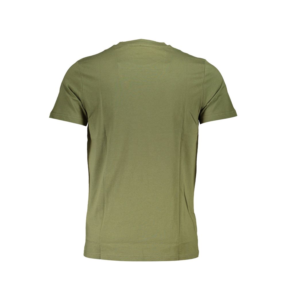 Cavalli Class Green Cotton T-Shirt