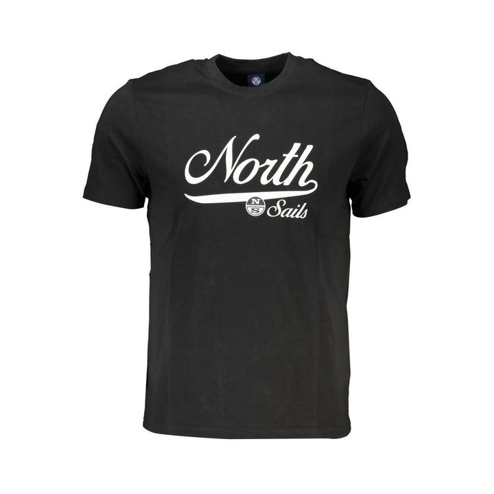 North Sails Black Cotton T-Shirt