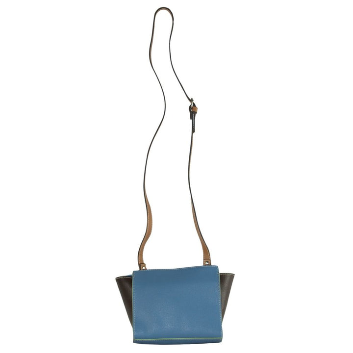 La Martina La Boca Chic Blue Leather Crossbody