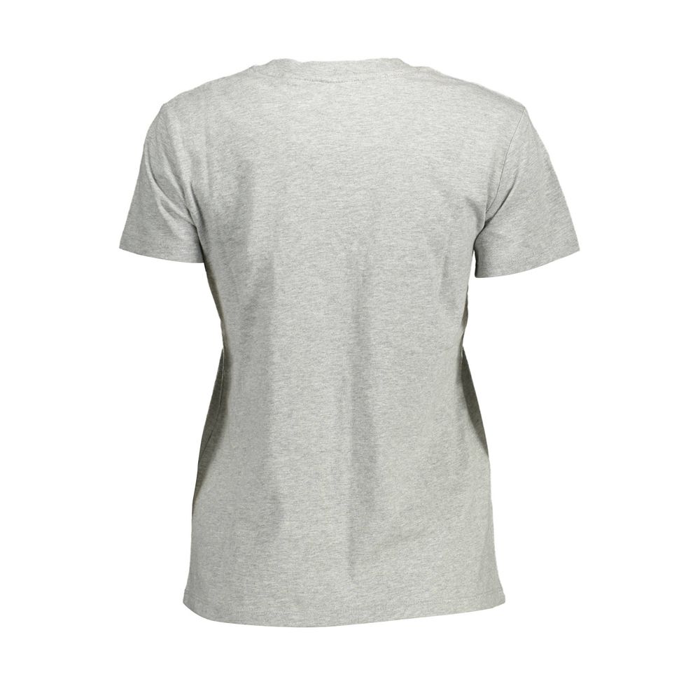 Levi's Chic Gray Round Neck Cotton Tee