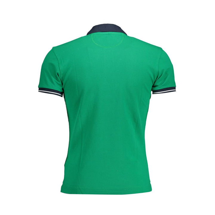 La Martina Slim-Fit Embroidered Polo in Green