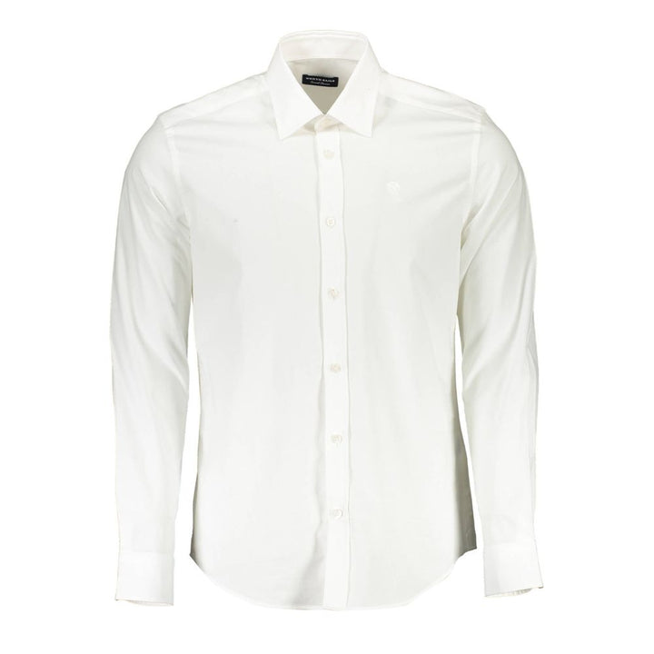 North Sails Elegant White Stretch Cotton Shirt