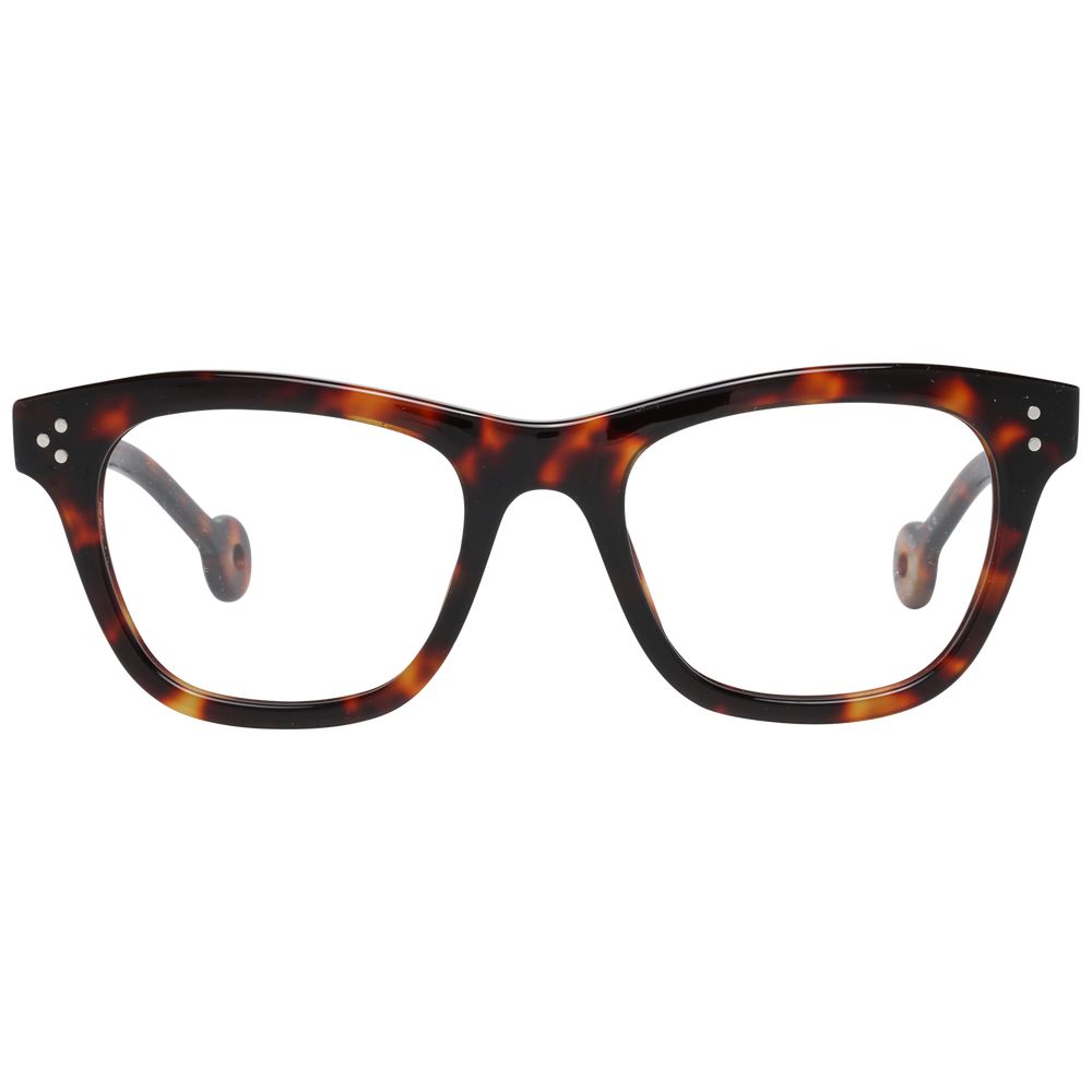 Hally & Son Brown Unisex Optical Frames