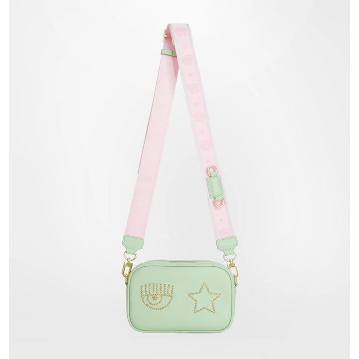 Chiara Ferragni Green Polyester Women Crossbody Bag