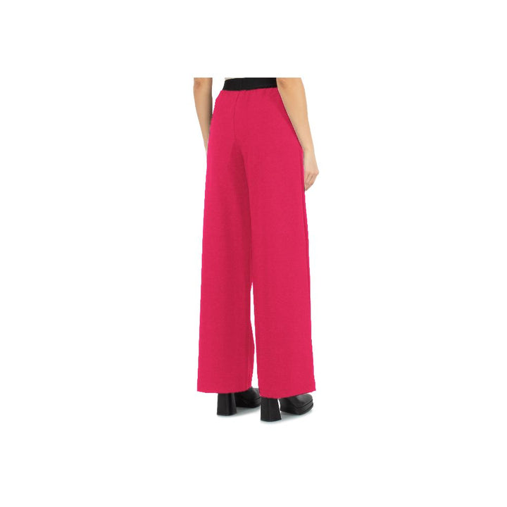 Comme Des Fuckdown Fuchsia Polyester Jeans & Pant