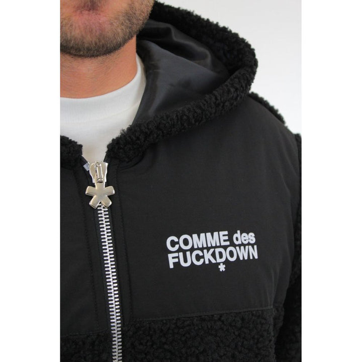 Comme Des Fuckdown Black Polyester Jacket