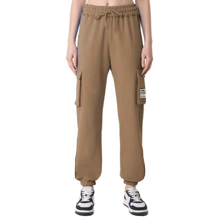 Comme Des Fuckdown Brown Cotton Jeans & Pant