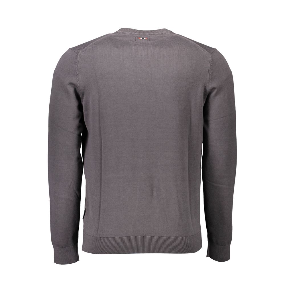 Napapijri Gray Cotton Sweater