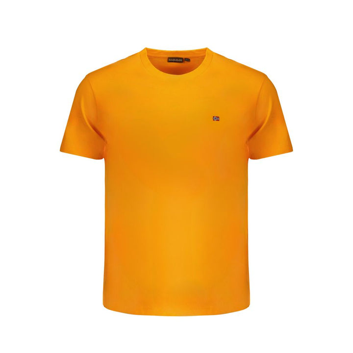 Napapijri Orange Cotton T-Shirt