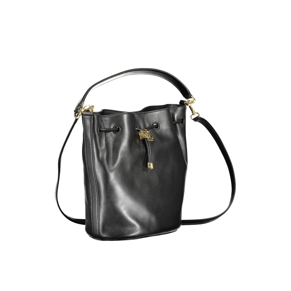 Ralph Lauren Black Leather Handbag