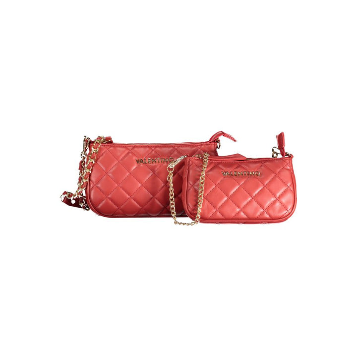 Valentino Bags Red Polyethylene Handbag