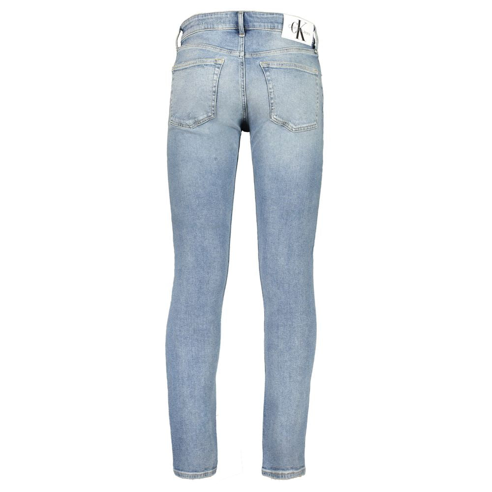 Calvin Klein Blue Cotton Jeans & Pant